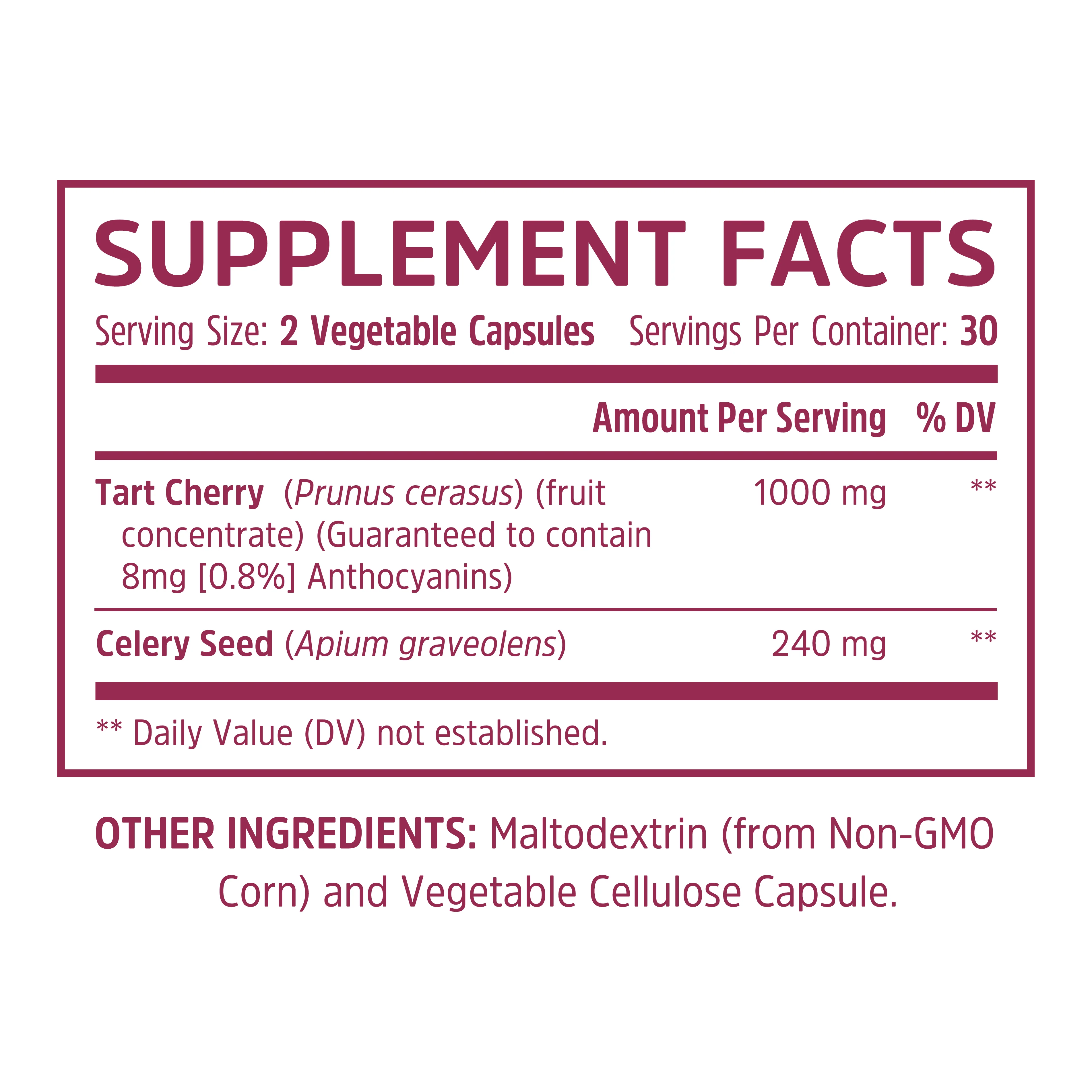 Tart Cherry Extract + Celery Seed - Image 4